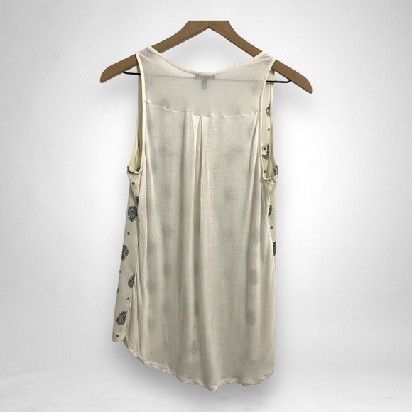 Express Sleeveless Fleur De Lis Top, Womens Size Medium - Picture 4 of 8